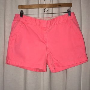 J.Crew Bright Pink Chino Shorts